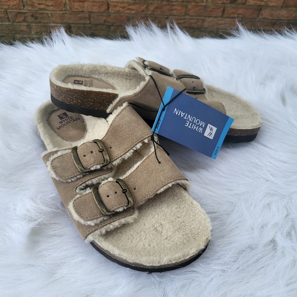White Mountain Lined Sandals - Picture 2 of 6